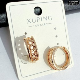 Сережки Xuping18К 20534 (1.6см)
